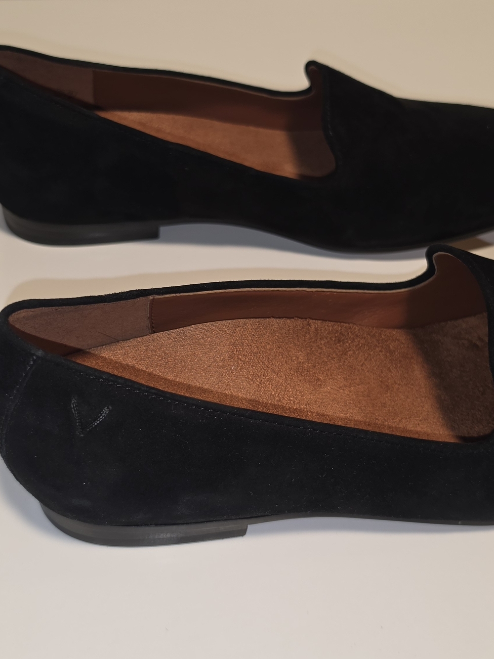 Vionic Black Suede Slip-On Flats - Picture 5 of 9